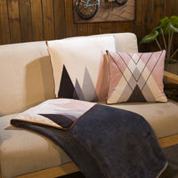 HKM-075603 Dual-Purpose Coral Fleece Cushion with Digital Printing - Machine Washable, 35x35cm & 45x45cm Sizes
