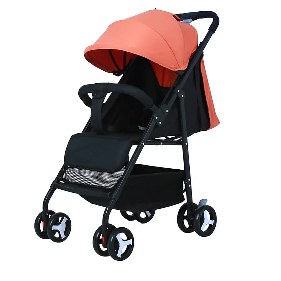 KTX-075731 Foldable 2-in-1 Baby Stroller for Infants and Toddlers, One-Hand Folding Design, Suitable for Ages 0-3 Years