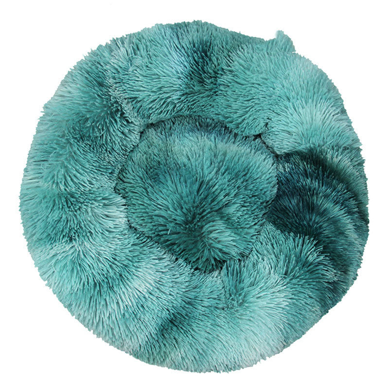 HKM-075731 Plush Winter Warm Pet Nest in Various Gradient and Tie-Dye Colors