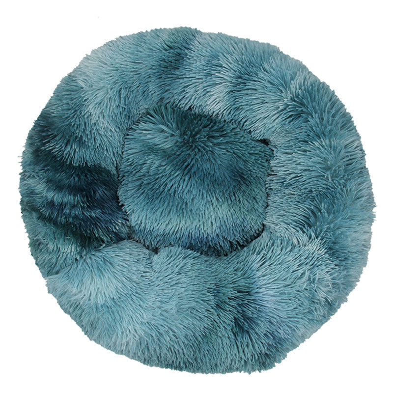 HKM-075731 Plush Winter Warm Pet Nest in Various Gradient and Tie-Dye Colors