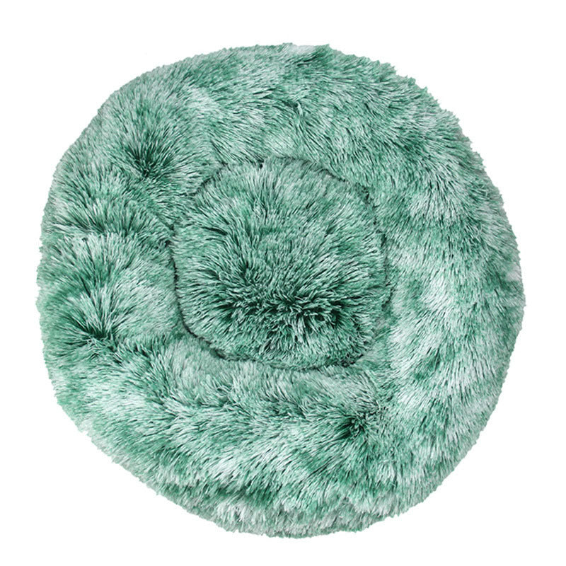 HKM-075731 Plush Winter Warm Pet Nest in Various Gradient and Tie-Dye Colors