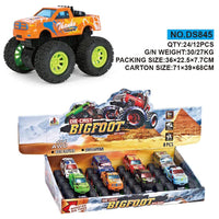 HKM-075795 Friction Powered Diecast Off-Road Truck Toy for Kids Age 3 and Up, Alloy Model Vehicle
