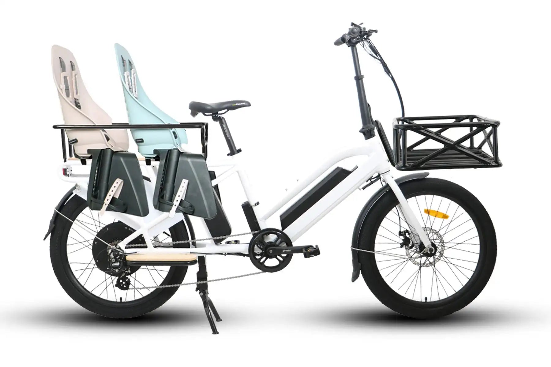 KTX-075859 E-Unorau MAX-CARGO 48V 750W Electric Bike with 7 Speed Gears and Integrated Battery
