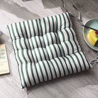 HKM-075923 Stylish Striped Square Chair Cushion - 40x40cm Polyester Fiber
