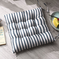 HKM-075923 Stylish Striped Square Chair Cushion - 40x40cm Polyester Fiber
