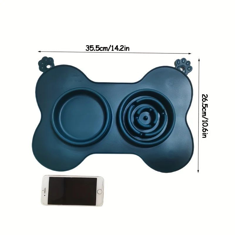 HKM-076051 Silicone Pet Lick Mat for Stress Relief and Slow Feeding - Non-Slip Design for Cats and Dogs