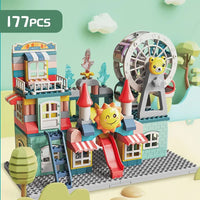 HKM-076179 177-Piece Building Block Set for Early Development and Learning in Children Ages 0-7