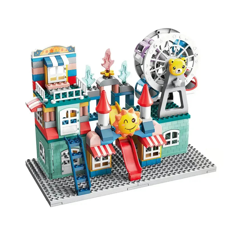 177-Piece Building Block Set for Early Development and Learning in Children Ages 0-7