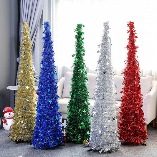HKM-076307 Decorative Christmas Garland for Trees - PVC Material, 1.2m & 1.5m Sizes in Multiple Colors