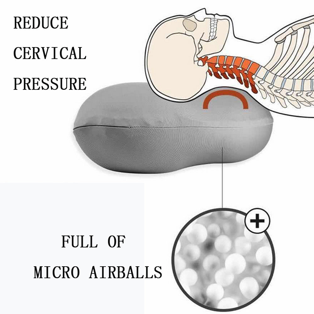 HKM-076371 Ergonomic Foam Particle Pillow with Free Pillowcase and Machine-Washable Design