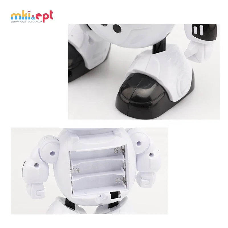 HKM-076499 Intelligent Dancing Robot Toy with Light and Music for Kids Ages 2-7, Educational and Musical Features