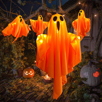 HKM-076499 Luminous Ghost Scream Indoor Party Ambience Light for Halloween Decoration