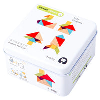 HKM-076691 Wooden Interactive Cognitive Puzzle Building Blocks for Kids Travel Play
