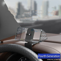 HKM-076947 Compact Magnetic HUD Car Phone Holder for Universal Device Compatibility - Dashboard Installation