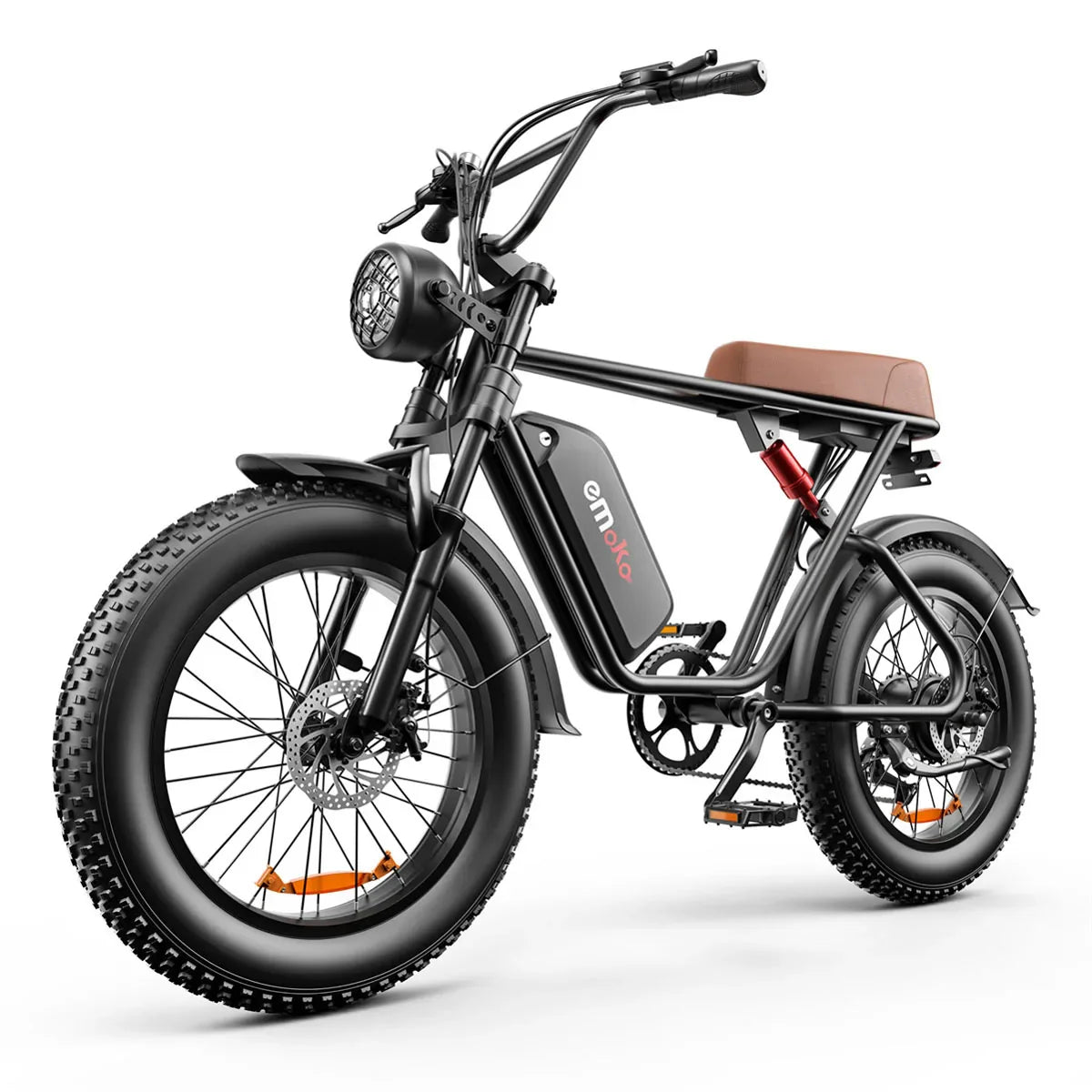 KTX-077011 1000W Dual Motor Fat Tire Electric Bike, 7-Speed, 48V Lithium Battery, Integrated Steel Frame, Max Speed 50km/h