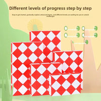HKM-077267 Foldable Multi-Shape Color Magic Ruler 3D Cube Fidget Toy for Educational Fun