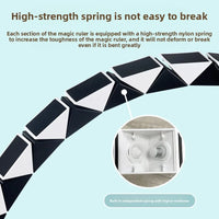 HKM-077267 Foldable Multi-Shape Color Magic Ruler 3D Cube Fidget Toy for Educational Fun