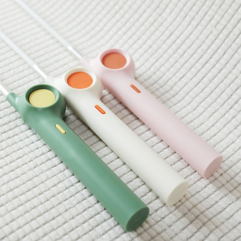 HKM-077331 Interactive Cat Toy Set with Feathered Rod and Infrared Features