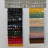 HKM-077523 Bubble Gum High-Gloss PU Leather Fabric - 140cm Wide, Stone Texture