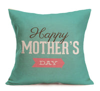 HKM-077523 Cozy Flannel and Baby Velvet Mother's Day Pillow - 430mm x 430mm