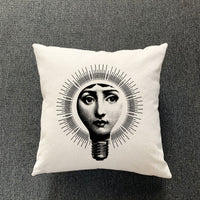 HKM-077651 Nordic Thick Cotton and Linen Pillowcase for Living Room - Colorful Designs, 45X45 cm