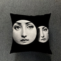 HKM-077651 Nordic Thick Cotton and Linen Pillowcase for Living Room - Colorful Designs, 45X45 cm