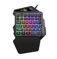 HKM-077715 Compact USB Gaming Keyboard with 35 Keys for Mobile Gaming