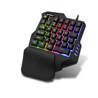 HKM-077715 Compact USB Gaming Keyboard with 35 Keys for Mobile Gaming