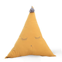 HKM-077907 Cute Triangle Cushion Pillow in Unisex Design - Soft PP Cotton Filling, 45 × 43 cm