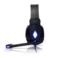 HKM-077907 Wired Gaming Headset with Adjustable Microphone and Noise Cancelling for PS4 and PC