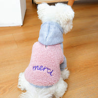 HKM-078099 Cozy Polyester Hoodie for Pets - Two-Legged Apparel, Universal Fit