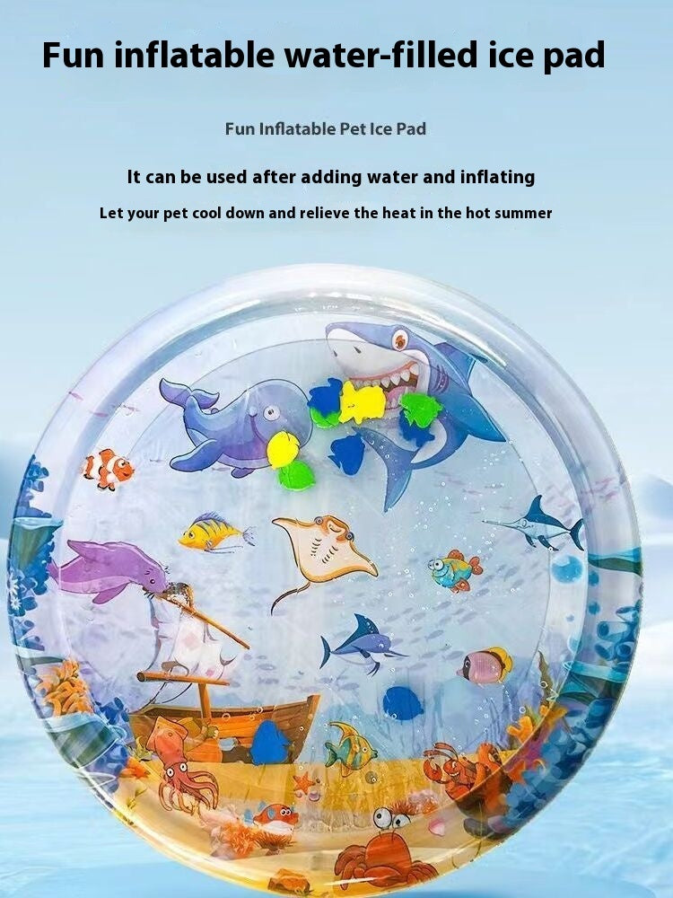 HKM-078291 Summer Cooling Pet Water Bed Cushion Ice Pad Dog Sleeping Square Mat For Puppy Dogs Cats Pet Kennel Cool Cold