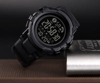 HKM-078355 Men's Waterproof Bluetooth Smart Sports Watch with Step Counter and Multi-Function Features