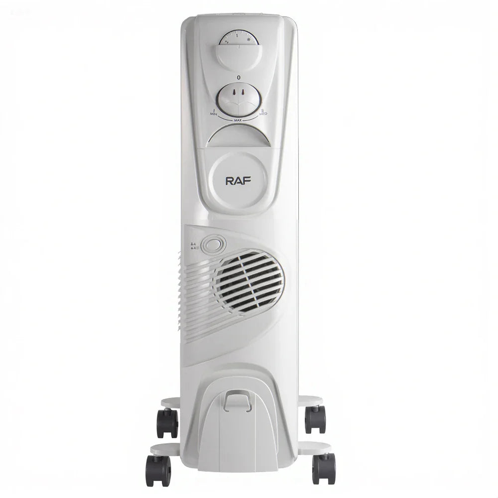 KTX-078611 2900W Oil Filled Radiator with Adjustable Thermostat for Fast and Quiet Whole-Room Heating