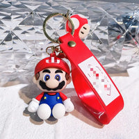 HKM-078675 3D Cartoon Doll Pendant Keychain for Car and Backpack Decorations