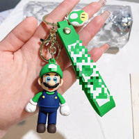 HKM-078675 3D Cartoon Doll Pendant Keychain for Car and Backpack Decorations