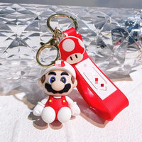 HKM-078675 3D Cartoon Doll Pendant Keychain for Car and Backpack Decorations