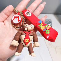 HKM-078675 3D Cartoon Doll Pendant Keychain for Car and Backpack Decorations