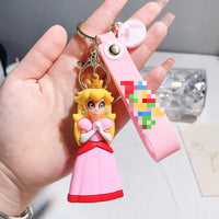 HKM-078675 3D Cartoon Doll Pendant Keychain for Car and Backpack Decorations