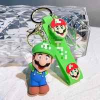 HKM-078675 3D Cartoon Doll Pendant Keychain for Car and Backpack Decorations