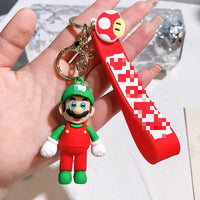HKM-078675 3D Cartoon Doll Pendant Keychain for Car and Backpack Decorations
