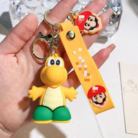 HKM-078675 3D Cartoon Doll Pendant Keychain for Car and Backpack Decorations