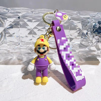 HKM-078675 3D Cartoon Doll Pendant Keychain for Car and Backpack Decorations