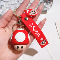 HKM-078675 3D Cartoon Doll Pendant Keychain for Car and Backpack Decorations