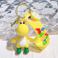 HKM-078675 3D Cartoon Doll Pendant Keychain for Car and Backpack Decorations
