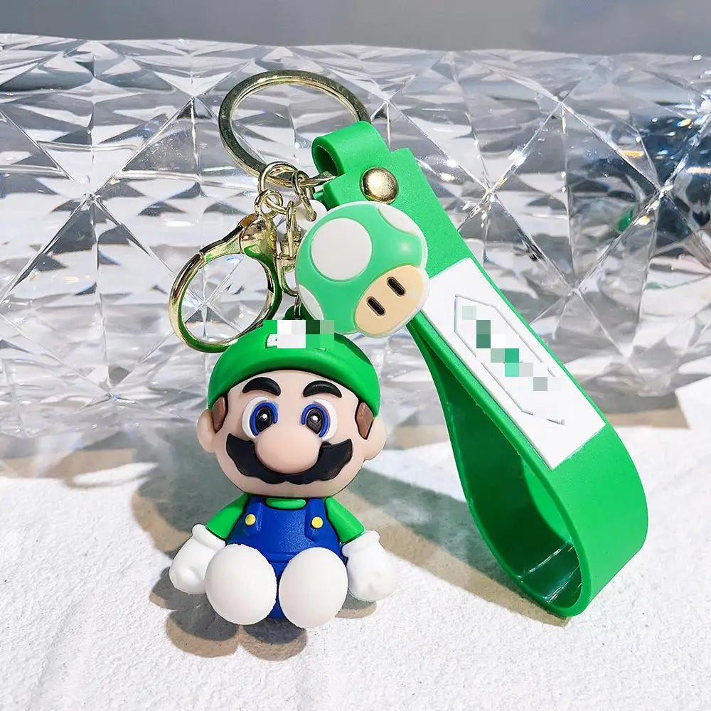 HKM-078675 3D Cartoon Doll Pendant Keychain for Car and Backpack Decorations