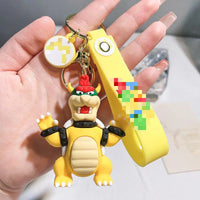 HKM-078675 3D Cartoon Doll Pendant Keychain for Car and Backpack Decorations