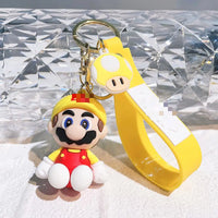 HKM-078675 3D Cartoon Doll Pendant Keychain for Car and Backpack Decorations