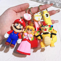 HKM-078675 3D Cartoon Doll Pendant Keychain for Car and Backpack Decorations