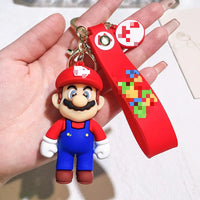 HKM-078675 3D Cartoon Doll Pendant Keychain for Car and Backpack Decorations